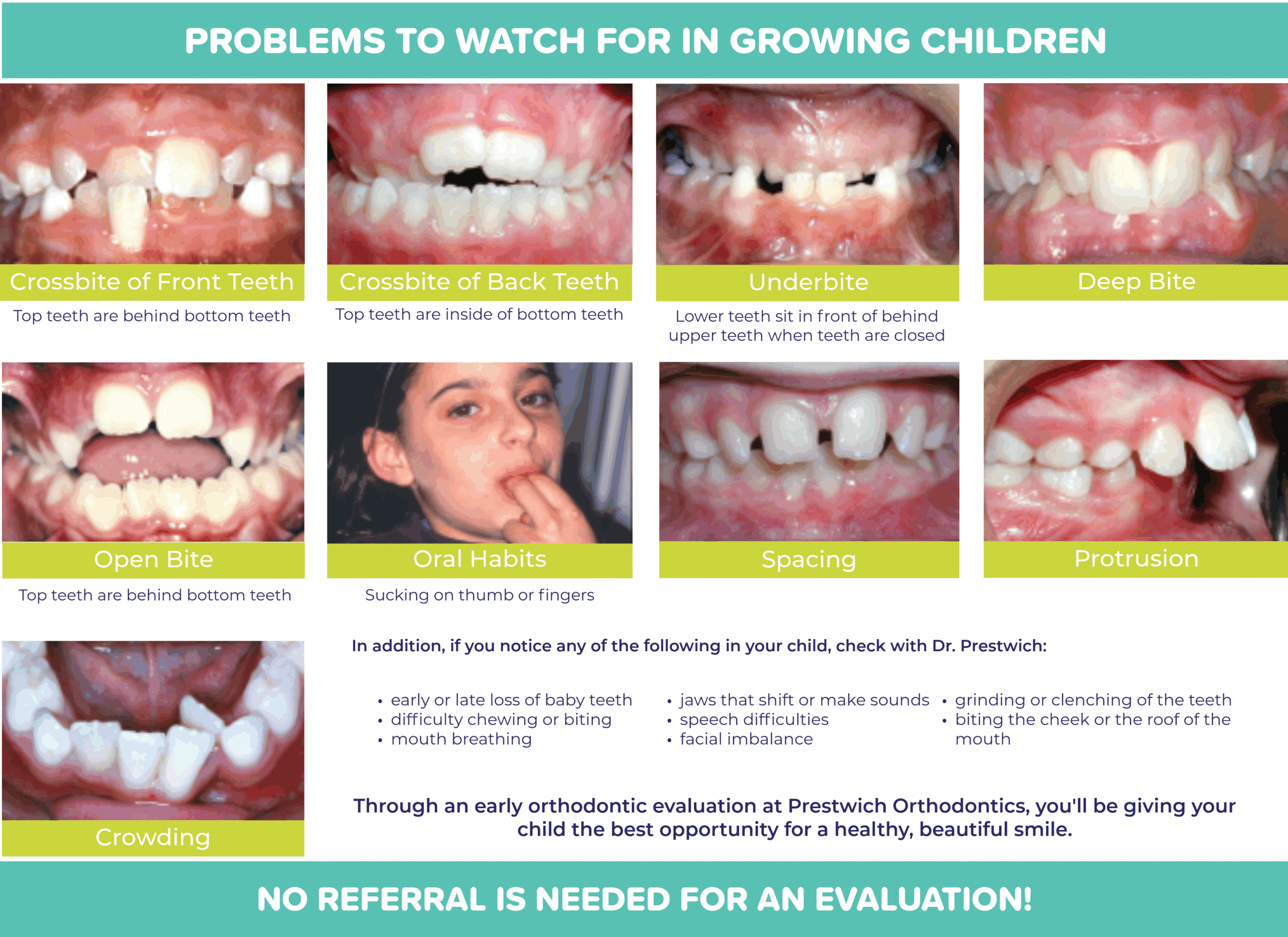 Growing Smiles Problems Kids Prestwich Orthodontics in Minot, ND